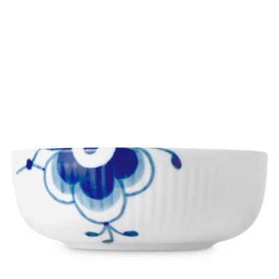 Blue Fluted Mega 4 Piece Serving Set