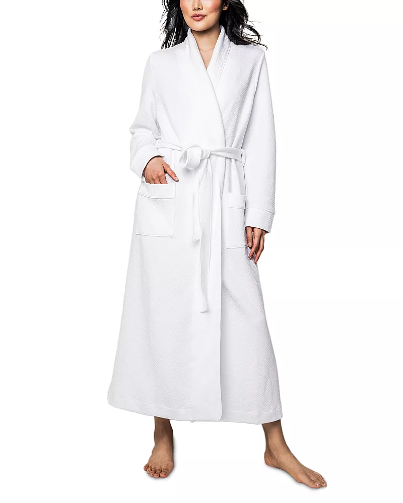 Petite Plume Ophelia Luxe Pima Cotton Matelasse Robe
