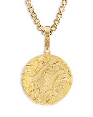 Dragon Amulet in 18K Yellow Gold