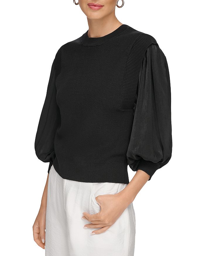 DKNY Mixed Media Sweater | Bloomingdale's