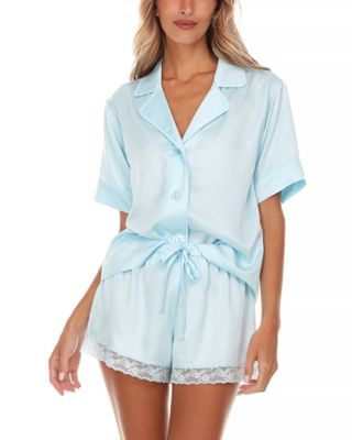 Selena Satin Short Pajama Set