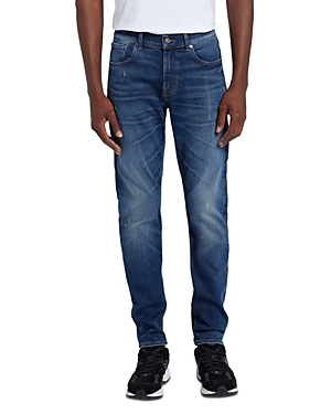 Shop 7 For All Mankind Slimmy Tapered Slim Fit Jeans In Twister In Pupil
