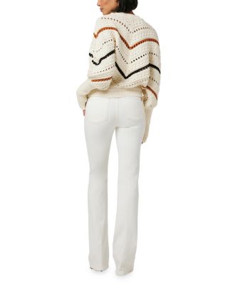 The Hi Honey High Rise Bootcut Jeans in Milk