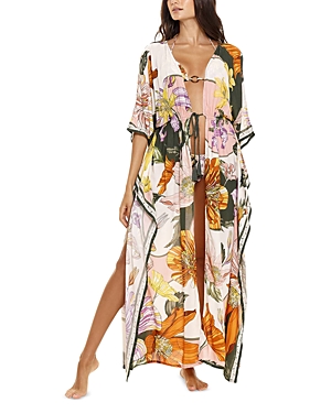 Sam Vitreo Floral Cover-Up Tunic