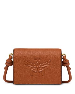 MCM - Himmel Mini Leather Card Case with Strap