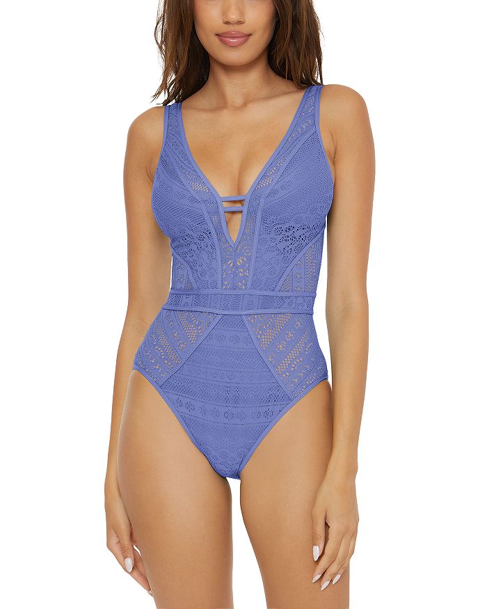 Show & Tell Plunge One Piece Swimsuit