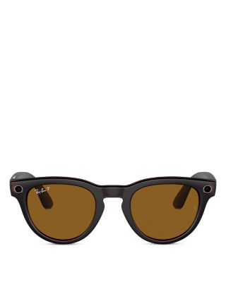 Ray-Ban - Ray-Ban Meta Polarized Headliner Round Smart Sunglasses, 50mm