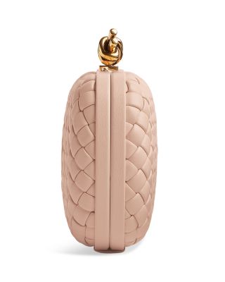 【BOTTEGA VENETA】Intrecciato Clutch Bottega Veneta Metal Intrecciato Knot Frame Clutch Bag
