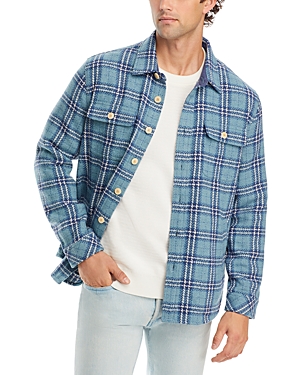 Rails Berkshire Herringbone Check Shirt Jacket In Moonlight