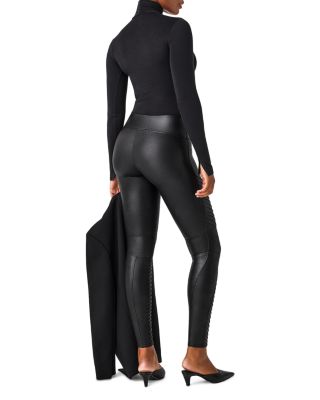 SPANX® Moto Faux Leather Leggings | Bloomingdale's