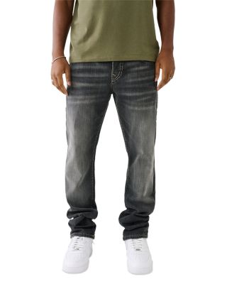 True Religion - Ricky Super T Straight Fit Jeans in Tahoe Black