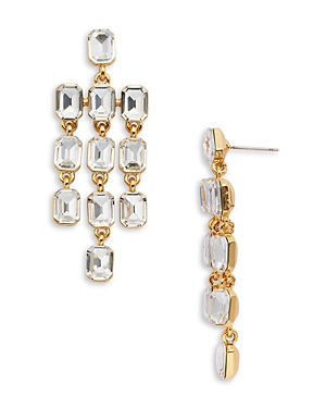 Aqua Crystal Chandelier Earrings in 14K Gold Plated - 100% Exclusive