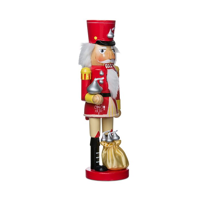Kurt Adler - Set Di 6 Mini Ornamenti Hershey's Kisses In Plastica - Decorazioni Natalizie Rosse, Verdi E Argento