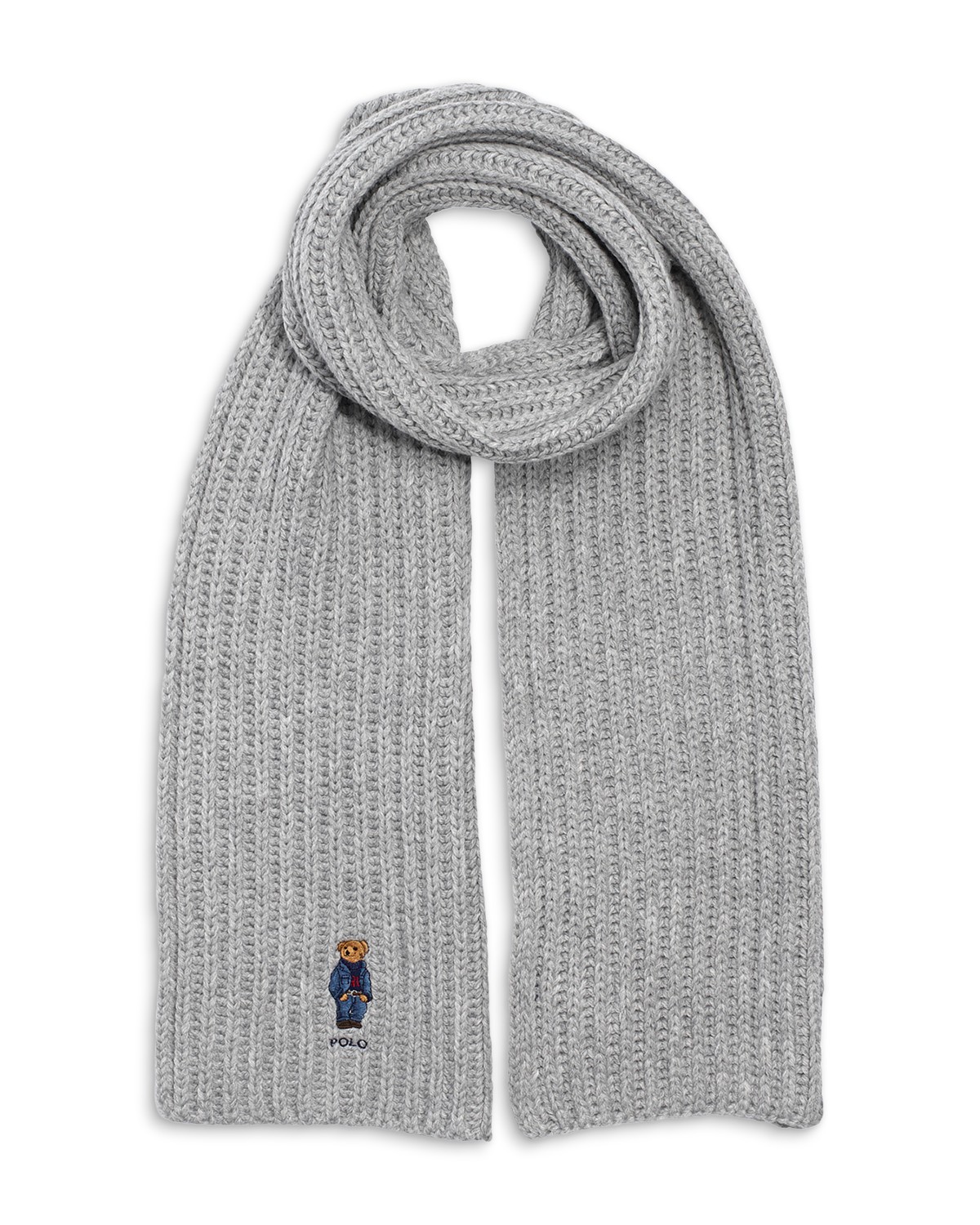 Polo Ralph Lauren Ralph Lauren Denim Bear Scarf in Andover Heather