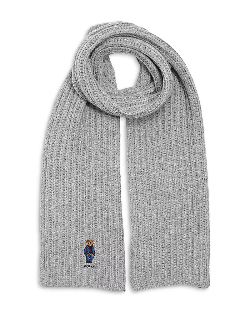 Ralph Lauren Denim Bear Scarf