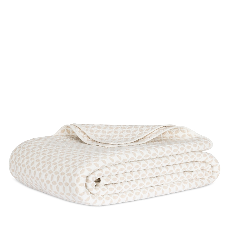 Lands Downunder Leaf Leaf Reversible Blanket In Putty