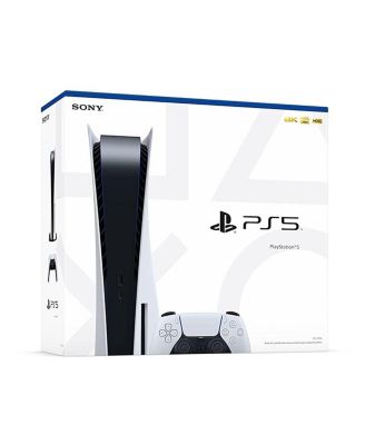 PS5 Core with Extra White Dualsense Controller, Dual Charging Dock and Silicone Sleeve