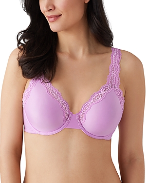 Shop Wacoal Softy Styled Underwire Full Coverage Bra In Phalaenopsis