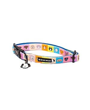 Oh My Millie Happy Walking Dog Collar In Multicolor