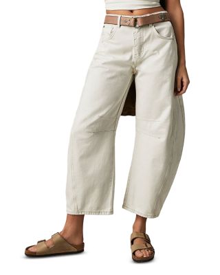 Free People We The Free Good Luck Mid Rise Barrel Jeans