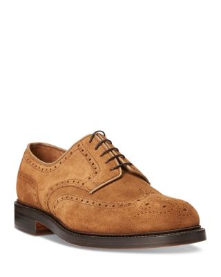 Polo Ralph Lauren Men's Lace Up Wingtip Dress Shoes