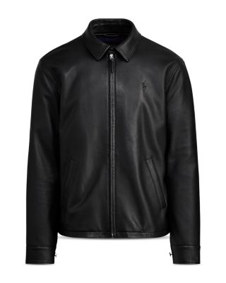 Polo Ralph Lauren Maxwell Lambskin Leather Zip Jacket Polo Ralph Lauren Maxwell Lambskin Leather Zip Jacket