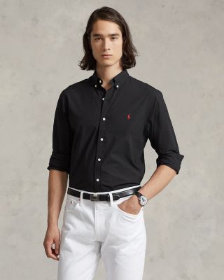 Polo Ralph Lauren Slim Fit Long Sleeve Poplin Button Down Shirt