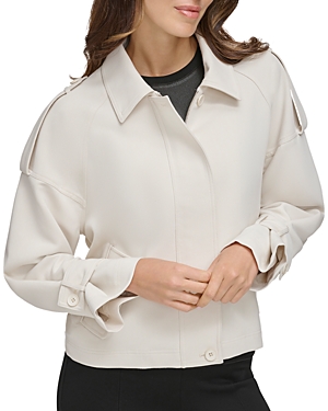 Dkny Cropped Trench Coat