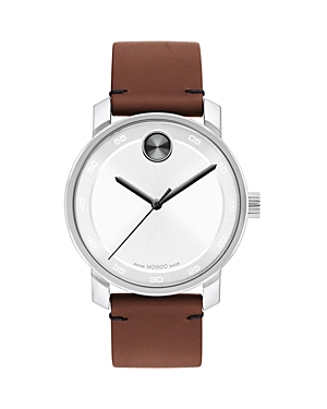 Shop Movado Bold Access Watch, 41mm In Silver/brown