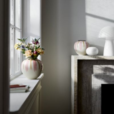 Kahler Canvas Vase, Rose