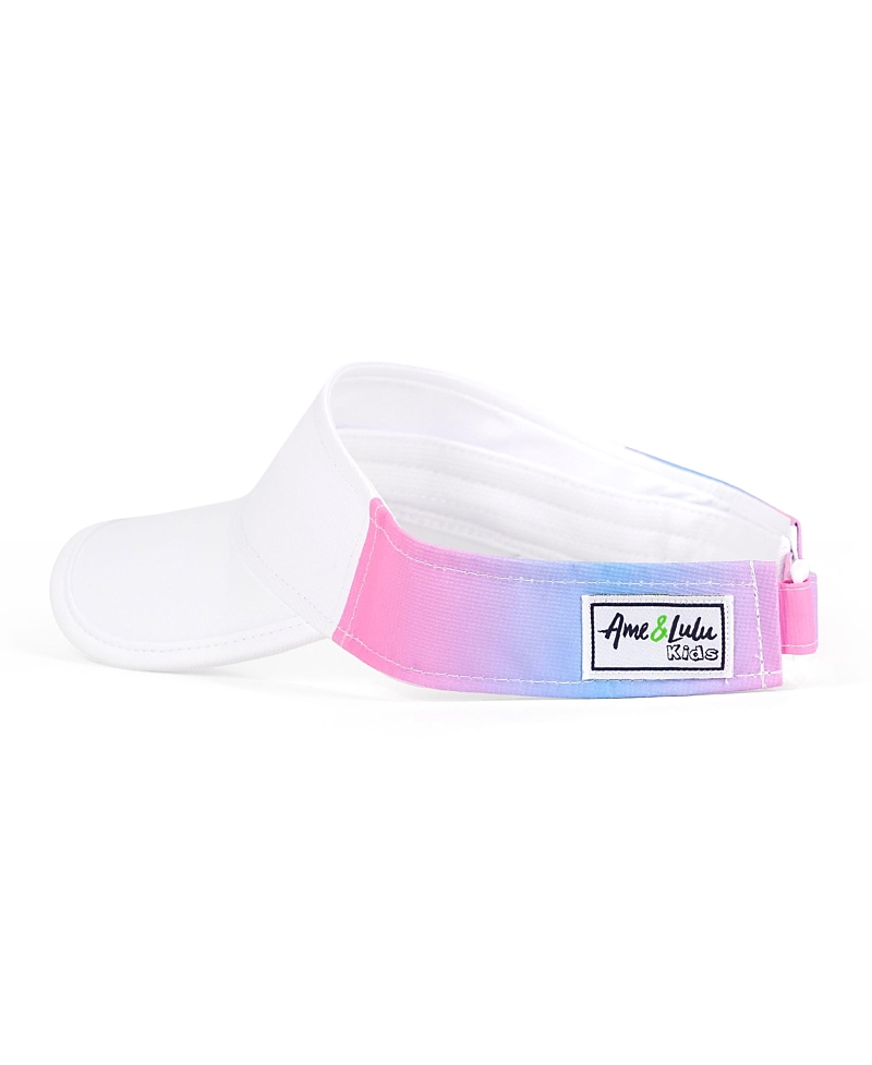 Ame & Lulu Girls' Tie Dye Big Love Visor - Little Kid, Big Kid