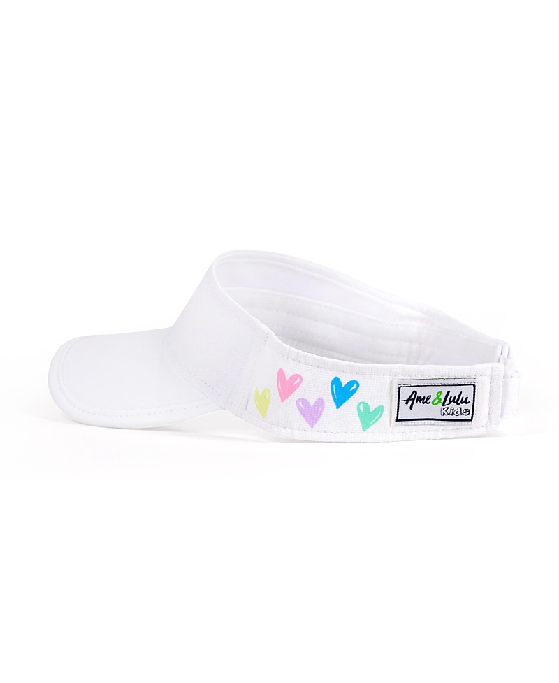 Ame & Lulu Girls' Big Love Visor - Little Kid, Big Kid
