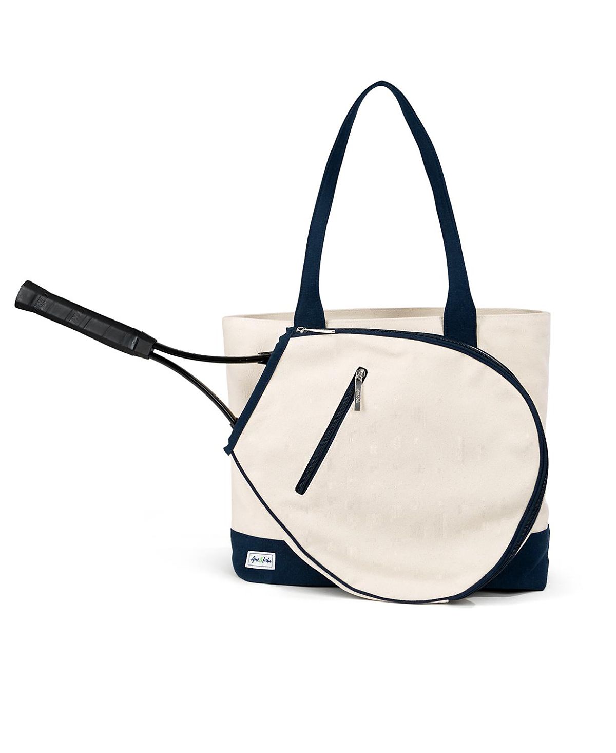 Ame & Lulu Navy Volley Tennis Tote