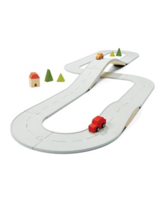 PlanToys - Rubber Road and Rail Set Large - Age 3+ Years