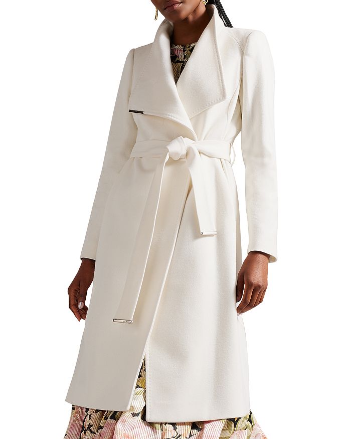 Ted Baker Mid Length Wrap Coat | Bloomingdale's