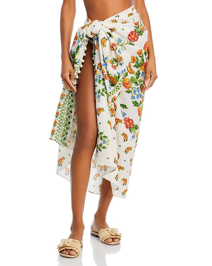 FARM Rio Summer Vitamin Cotton Sarong Swim Cover-Up | Bloomingdale's