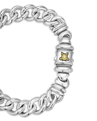 Sterling Silver Anthem Curb Chain Bracelet