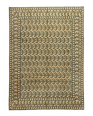 Bashian One Of A Kind Persian Kashan Area Rug, 8'11 X 12'5 In Ivory