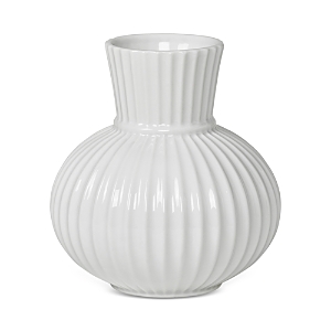 Rosendahl Lyngby Porcelain Tura Vase, White Porcelain
