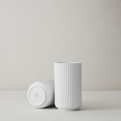 Lyngby Porcelain Vase, White Porcelain