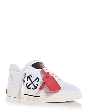 Off-white Women's Vulcanized Low Top Sneakers In White/black
