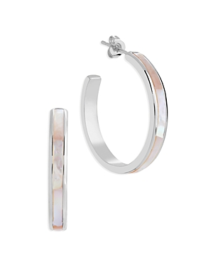 Sterling Forever Mishel Hoop Earrings