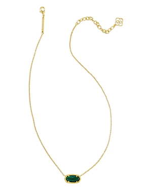 Elisa Pendant Necklace in 14K Gold Plated, 15