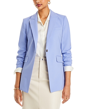 Shop Theory Etiennette Classic Blazer In Grotto