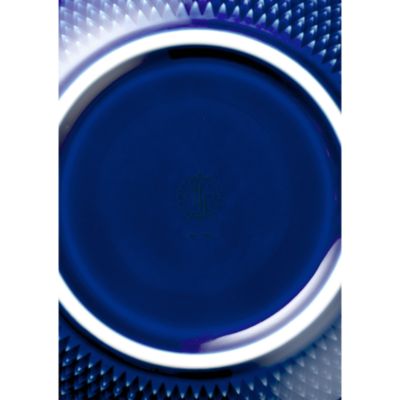 Lyngby Porcelain Rhombe Color Serving Bowl, Dark Blue