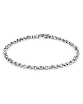 Men's Sterling Silver Anthem Double Link Bracelet - Exclusive