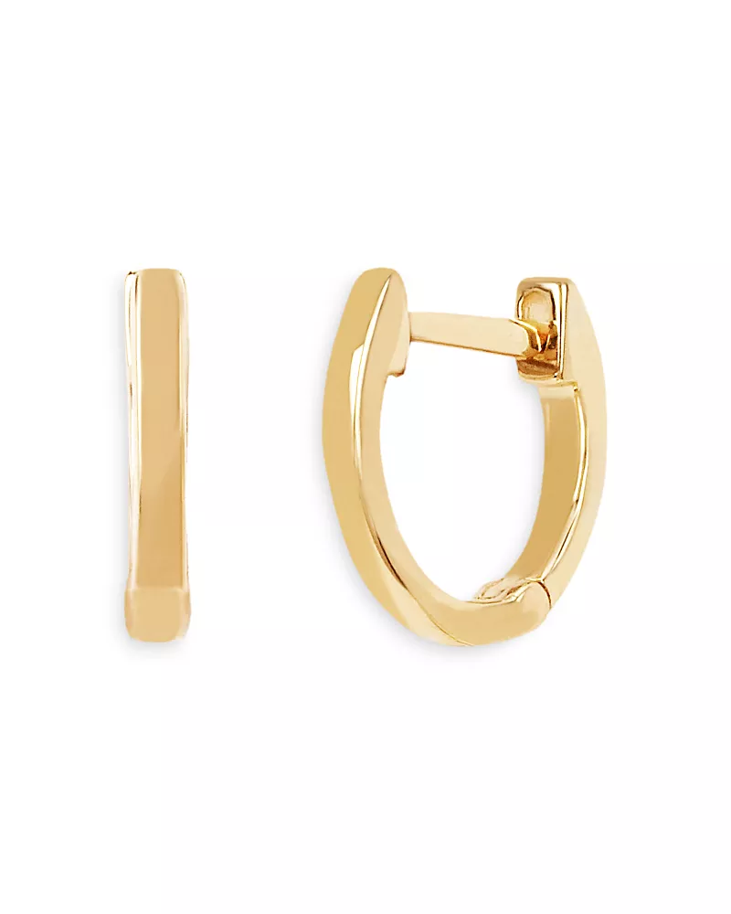 Ef Collection 14K Yellow Gold Mini Huggie Hoop Earrings