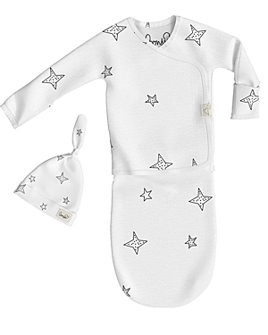 BONSIE BABY UNISEX SKIN TO SKIN ONESIE BAG AND HAT SET - BABY