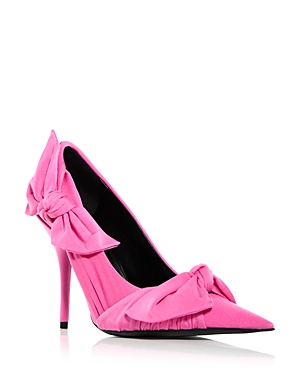 Balenciaga Women's Knife Knotted Bow Pumps