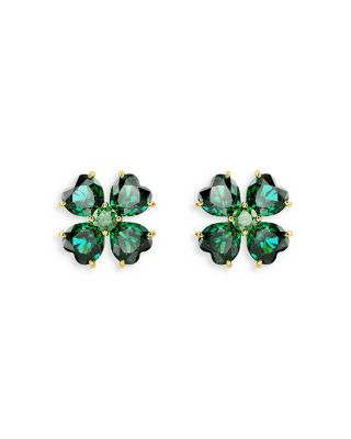 Swarovski - Idyllia Crystal Clover Stud Earrings